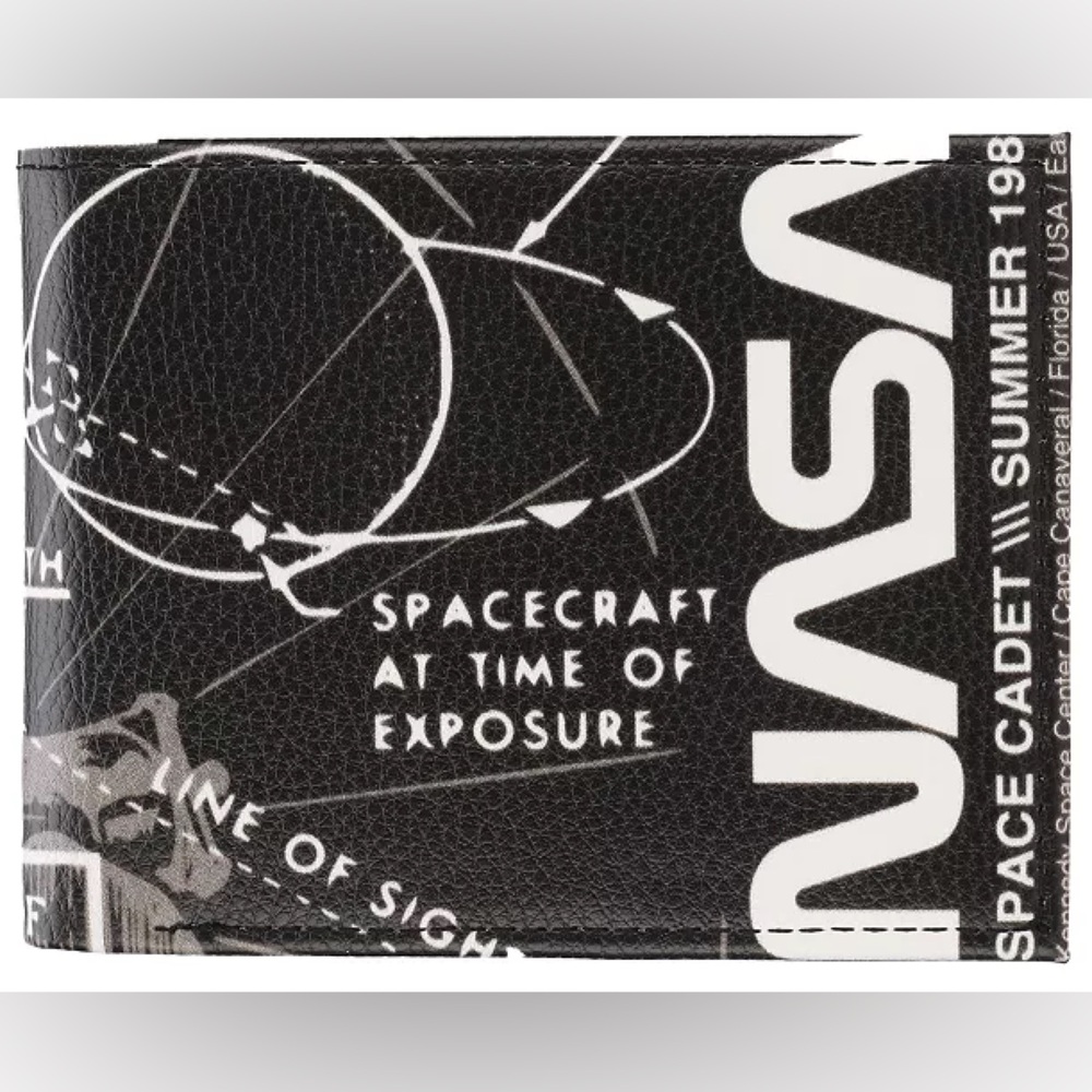 NASA nwt Men's Bifold Space Cadet Wallet
